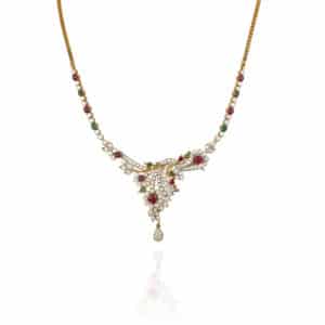 Asymmetric Bouquet Necklace