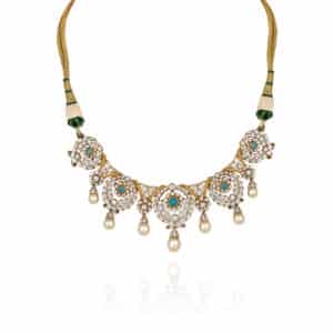 Nizam Diamond and Turquoise Necklace