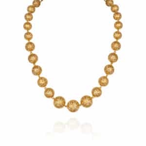 Aurelian Filigree Sphere Necklace