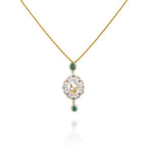 Emerald Mayur Pendant