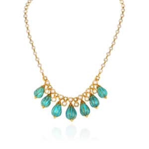 Azure Oasis Statement Necklace