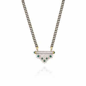 Emerald Bloom Mangalsutra