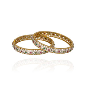 Shimmering Meadow Bangles