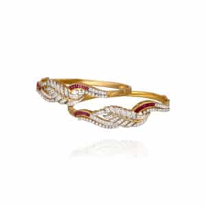 Feather Bloom Bracelet Pair
