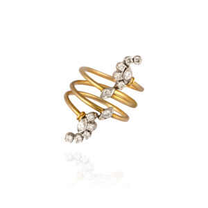 Ethereal Spiral Ring