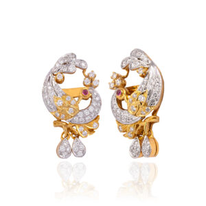 Classic Peacock Earrings